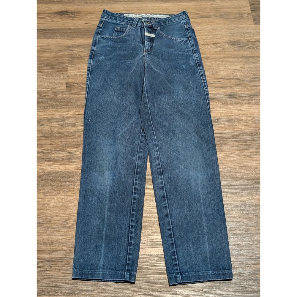 Vintage Marithe Francois Girbaud Blue High Rise Straight Leg Jeans Womens 1/2